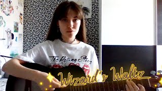 Wizards Waltz  folk guitar cover 🪄 [upl. by Suiravat]