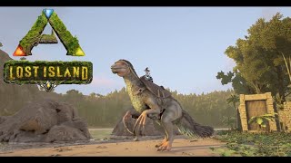 ark Lost Island ep4 domando um Therezino [upl. by Meibers]