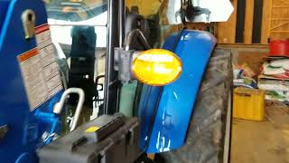 New Holland Workmaster 75 cold start [upl. by Deyas]