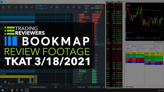 Day Trading Small Cap Stocks Bookmap Heatmap  DOM  Level 2  Tape for TKAT Takung Art Co [upl. by Corabelle958]