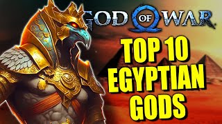 Top 10 Egyptian Gods Kratos Should Fear in God of War 6 [upl. by Enicnarf632]