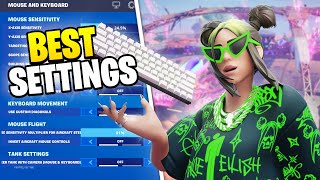 NEW BEST Keyboard amp Mouse Settings Sensitivity amp Keybinds in Fortnite Season 3 [upl. by Hsekin]