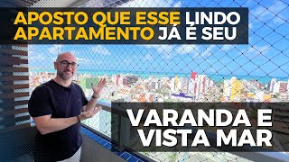 Apartamento com VISTA para o MAR 3 QUARTOS e com VARANDA no BESSA João Pessoa Paraíba [upl. by Nitnelav]