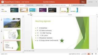 PowerPoint Online in Office 365 [upl. by Asena]