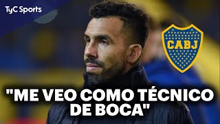 CARLOS TÉVEZ EN TyC SPORTS ⚽ EL BOCA DE RIQUELME ALMIRÓN EL SUPERCLÁSICO CON RIVER Y MÁS 🔥 [upl. by Sapphira5]