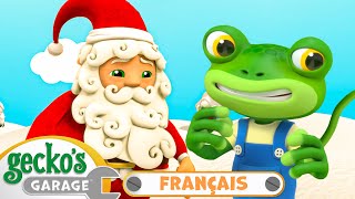 Gecko sauve Noël  ｜Le Garage de Gecko｜Camions pour enfants [upl. by Gnos]