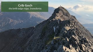 Crib Goch Ridge Scramble HD Full Ridge  Knife Edge  Pinnacles POV Footage [upl. by Elocn404]