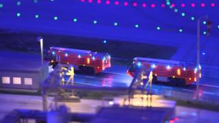 Airplane on fire  training operation Miniatur Wunderland Fire Fighters Part 4 [upl. by Ecnarf]