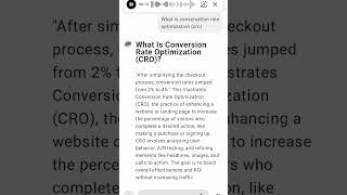 What Is Conversion Rate Optimization CRO [upl. by Ylrae]