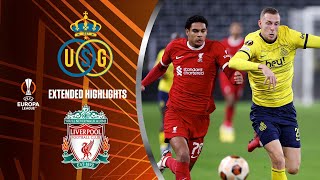 Union SaintGilloise vs Liverpool Extended Highlights  UEL Group Stage MD 6  CBS Sports Golazo [upl. by Adonis]