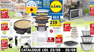 📢 Arrivages LIDL🎉 CATALOGUE PROMO 23 SEPTEMBRE 💯 bonplan promotion lidl arrivagedelasemaine [upl. by Nilat]