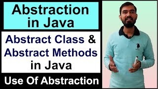 Abstraction in Java  what is abstract class and abstract methods in Java Hindi [upl. by Imotas]