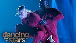 Iman Shumpert and Daniellas Contemporary Week 06  Dancing with the Stars Season 30 [upl. by Eadrahs]