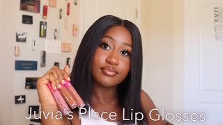 Juvias Place NEW Lip Glosses Demo amp Review [upl. by Karie816]