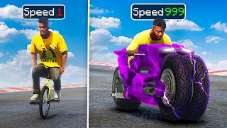 Upgrading SLOWEST to FASTEST Bikes In GTA 5 [upl. by Akire]