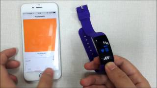 Wristband Bracelet DFit D21 Fitness Tracker Swim Band Sport Smartband Pulsometer for Android IOS [upl. by Lamek]