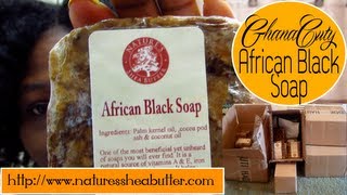 Natures Shea Butter African Black Soap Review [upl. by Anallese]