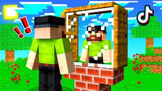 TESTING VIRAL MINECRAFT TIKTOKS that Work [upl. by Freudberg290]