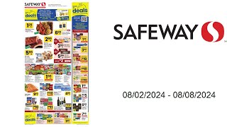 Safeway Weekly Ad US  08022024  08082024 [upl. by Annawak741]