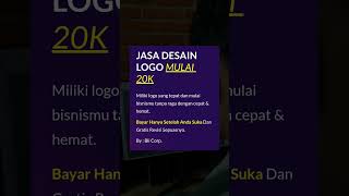 Jasa Desain Logo Murah Mulai 20 Ribuan Klik Link Di Deskripsi [upl. by Newlin629]