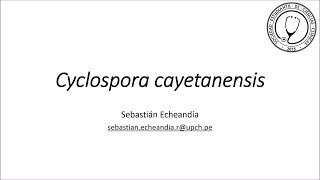 Cyclospora cayetanensis [upl. by Nelleeus342]