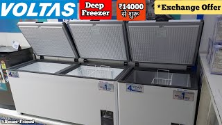 VOLTAS Commercial Deep Freezer Full Details  Exchange Offer is available [upl. by Sualohcin649]