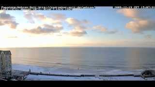 Winterabend in Westerland Webcam Zeitraffer [upl. by Nej631]