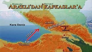 Trabzon Araklıdan Kafkaslara  Karadenizden Rusyanın Elbruz Dağı Görünümü 332 km Zoom 4K [upl. by Brenna]