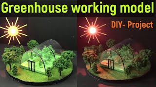 greenhouse working model  greenhouse farming model  greenhouse model project  diyas funplay  diy [upl. by Fawnia773]