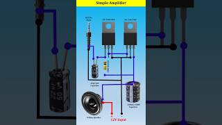 Simple Amplifier Connection Diagram shorts electricedison amplifier diy [upl. by Ester585]