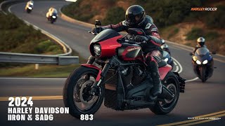 2024 Harley Davidson Iron 883 – The Iconic Rebel Roars Again [upl. by Aidne]