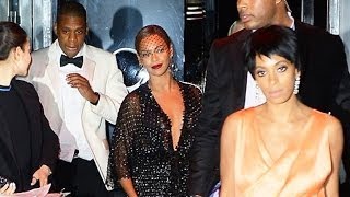 Jay Z Attacked By Solange Knowles In TMZ Fight Video [upl. by Anialram]