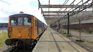 Class 73 107 amp 201 Broadlands on the Coastway Crawler at Newhaven Marine and Brighton 25715 [upl. by Blim939]