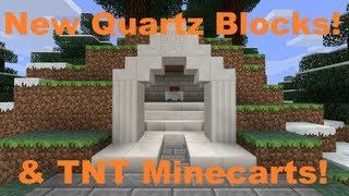 Minecraft  Mojang News Quartz Blocks TNT Minecarts amp Mob Naming [upl. by Arze]