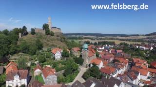 Felsberg von oben Eine Reise über die 3 Burgen Stadt [upl. by Benis824]