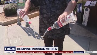 Dumping Russian vodka [upl. by Carling]