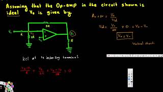 ECE Output voltage of the circuit with ideal Op Amp  Electronics 1 [upl. by Annek]