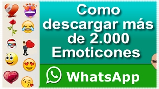 EMOTICONES para WHATSAPP 100 Gratis [upl. by Norrag]