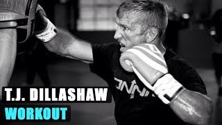 TJ Dillashaw training for UFC 217  Hard Workout [upl. by Assiar488]