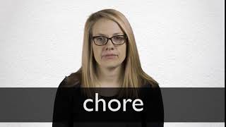 How to pronounce CHORE in British English [upl. by Proudlove]