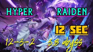 Hyper Raiden 1232 in 12 Sec Duo Bathysmal Vishap  38 Abyss [upl. by Wimsatt425]