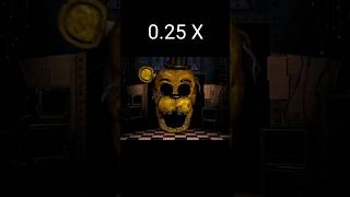 FNaF 2  Withered Golden Freddy Jumpscare 025x  2x speed [upl. by Worsham]