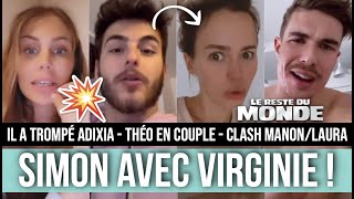 ADIXIA TROMPÉE PAR SIMON AVEC VIRGINIE 😱 THÉO SUR LE TOURNAGE ET DÉJÀ EN COUPLE  TOUTES LES INFOS 😳 [upl. by Acceb652]