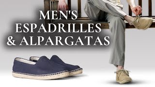 Why Espadrilles amp Alpargatas Beat Mens FlipFlops amp Sandals [upl. by Mortie]