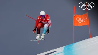 Alpine Skiing Beijing 2022  Mens downhill highlights [upl. by Atiroc]