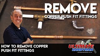 how to remove copper push fit fittings [upl. by Krystin]