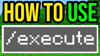 How To Use The NEW Execute Command In Minecraft Bedrock [upl. by Neehar186]