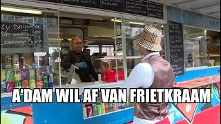 Amsterdamse yuppen jagen frietkraam de stad uit [upl. by Citarella298]