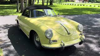 1961 Porsche 356B 1600 Super Roadster Walk Around Video [upl. by Urquhart848]