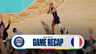 Team USA Basketball DEFEATS France WINS GOLD MEDAL at Paris Olympics I CBS Sports [upl. by Myrwyn948]